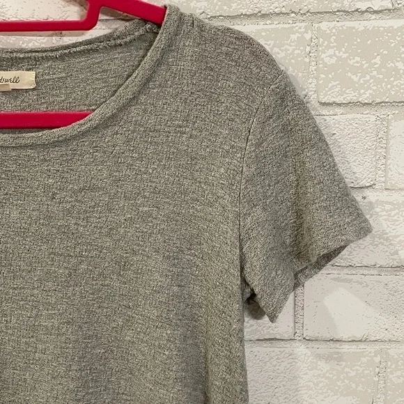 Madewell Side Tie Top in Vapor Grey - Picture 8 of 10